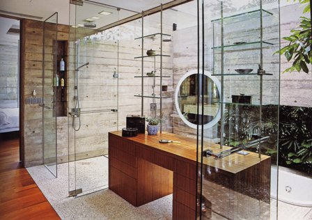 Gambar Desain Interior Kamar Mandi on Hotel Yang Berkonsep Seperti Kamping Indoor   Desain Kamar Mandi
