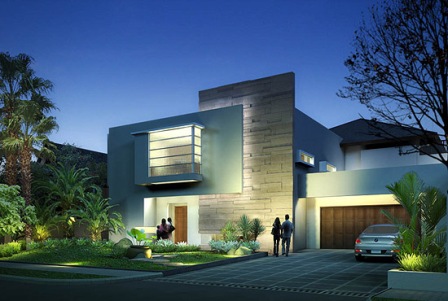 Arsitektur Modern on Padu Padan Warna Desain Arsitektur Bertema Modern Simpel